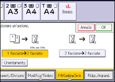 Illustrazione schermata pannello di controllo