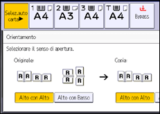 Illustrazione schermata pannello di controllo