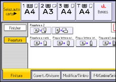 Illustrazione schermata pannello di controllo