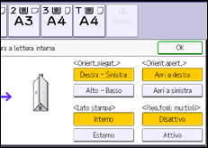 Illustrazione schermata pannello di controllo