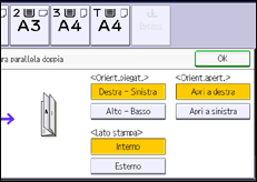Illustrazione schermata pannello di controllo