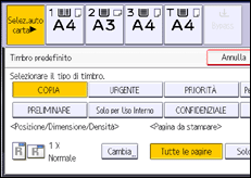 Illustrazione schermata pannello di controllo
