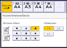 Illustrazione schermata pannello di controllo