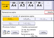 Illustrazione schermata pannello di controllo