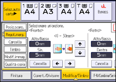 Illustrazione schermata pannello di controllo