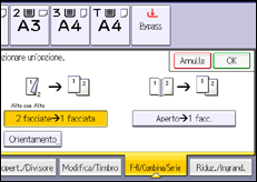 Illustrazione schermata pannello di controllo