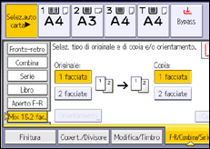Illustrazione schermata pannello di controllo