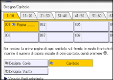 Illustrazione schermata pannello di controllo