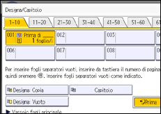 Illustrazione schermata pannello di controllo