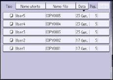 Illustrazione schermata pannello di controllo