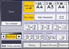 Illustrazione schermata pannello di controllo
