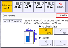 Illustrazione schermata pannello di controllo
