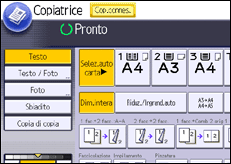 Illustrazione schermata pannello di controllo