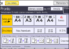 Illustrazione schermata pannello di controllo
