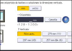Illustrazione schermata pannello di controllo