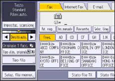 Illustrazione schermata pannello di controllo