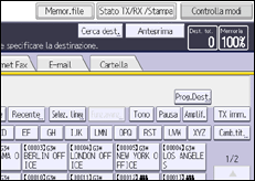 Illustrazione schermata pannello di controllo