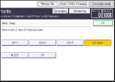 Illustrazione schermata pannello di controllo
