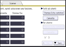 Illustrazione schermata pannello di controllo