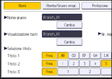 Illustrazione schermata pannello di controllo