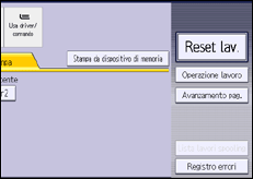 Illustrazione schermata pannello di controllo
