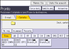Illustrazione schermata pannello di controllo