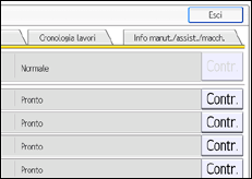 Illustrazione schermata pannello di controllo