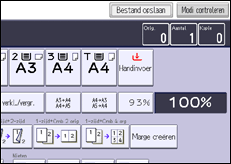 Schermafbeelding bedieningspaneel