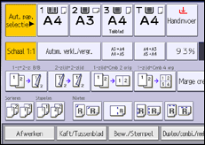 Schermafbeelding bedieningspaneel