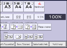 Schermafbeelding bedieningspaneel