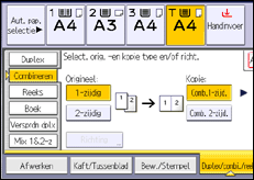Schermafbeelding bedieningspaneel