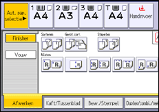 Schermafbeelding bedieningspaneel