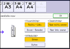Schermafbeelding bedieningspaneel