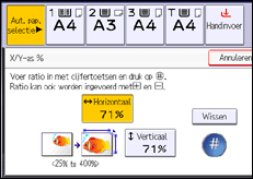 Schermafbeelding bedieningspaneel