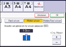 Schermafbeelding bedieningspaneel