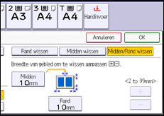 Schermafbeelding bedieningspaneel