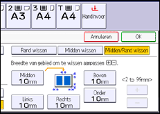 Schermafbeelding bedieningspaneel