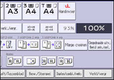 Schermafbeelding bedieningspaneel