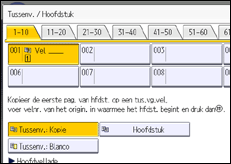 Schermafbeelding bedieningspaneel
