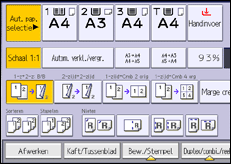 Schermafbeelding bedieningspaneel