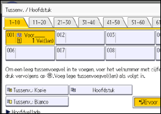 Schermafbeelding bedieningspaneel