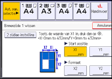Schermafbeelding bedieningspaneel