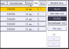 Schermafbeelding bedieningspaneel