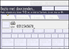 Schermafbeelding bedieningspaneel