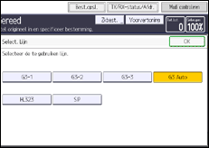 Schermafbeelding bedieningspaneel