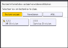 Schermafbeelding bedieningspaneel