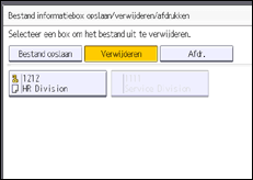 Schermafbeelding bedieningspaneel