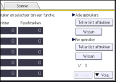 Schermafbeelding bedieningspaneel