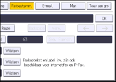 Schermafbeelding bedieningspaneel
