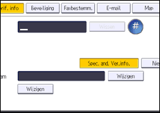 Schermafbeelding bedieningspaneel